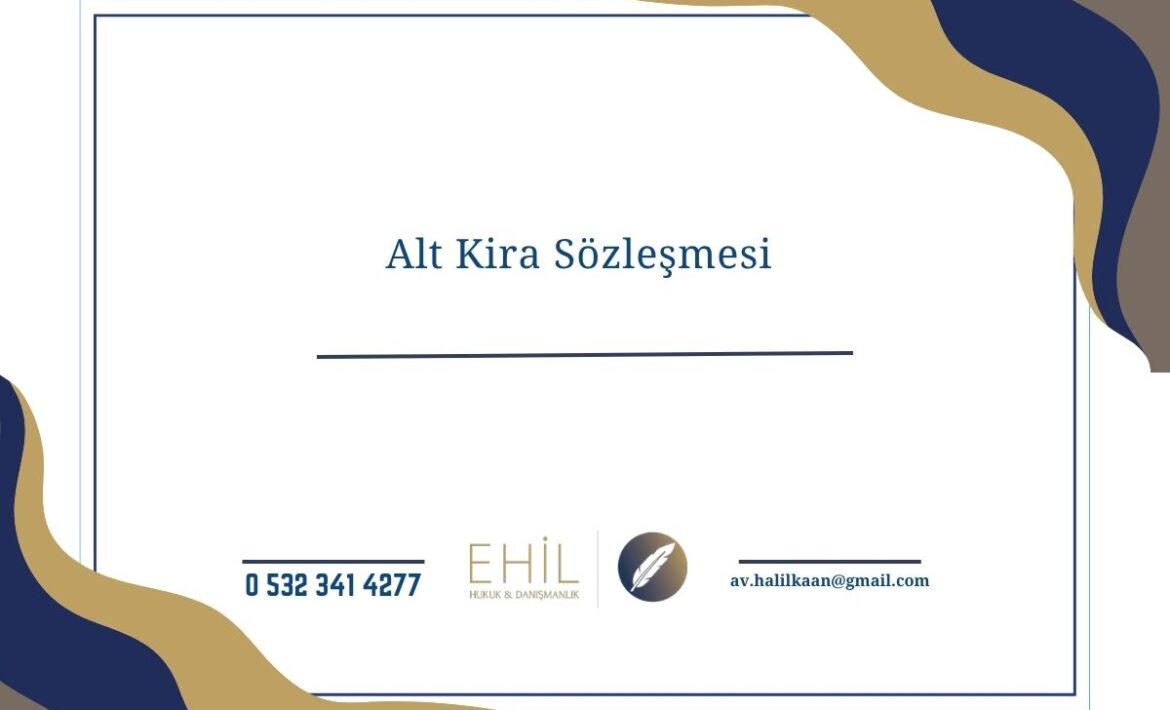 Alt Kira Sözleşmesi