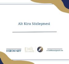 Alt Kira Sözleşmesi